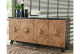 Robin Ridge Two-tone Brown Accent Cabinet