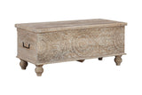 Fossil Ridge Beige Storage Bench