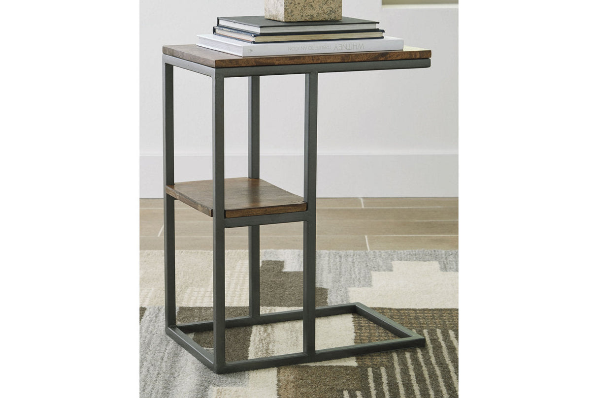 Forestmin Natural/Black Accent Table