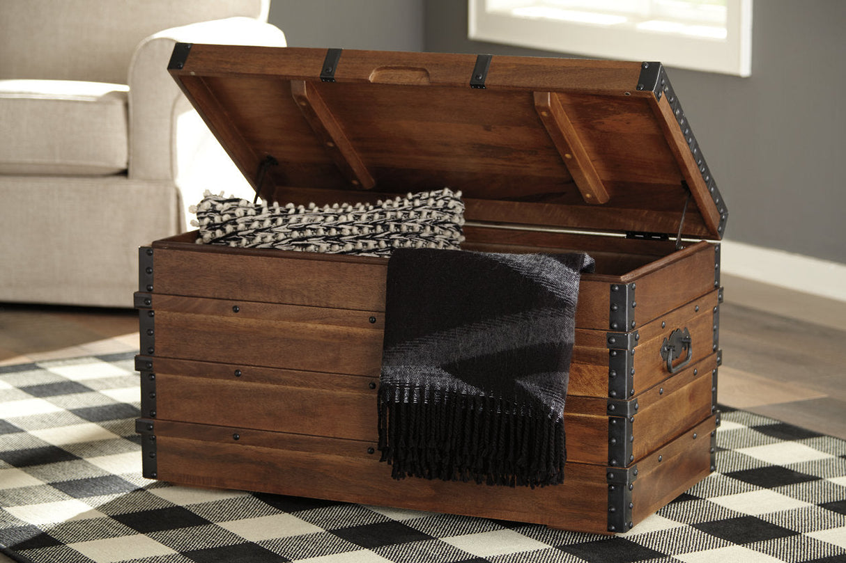 Kettleby Brown Storage Trunk