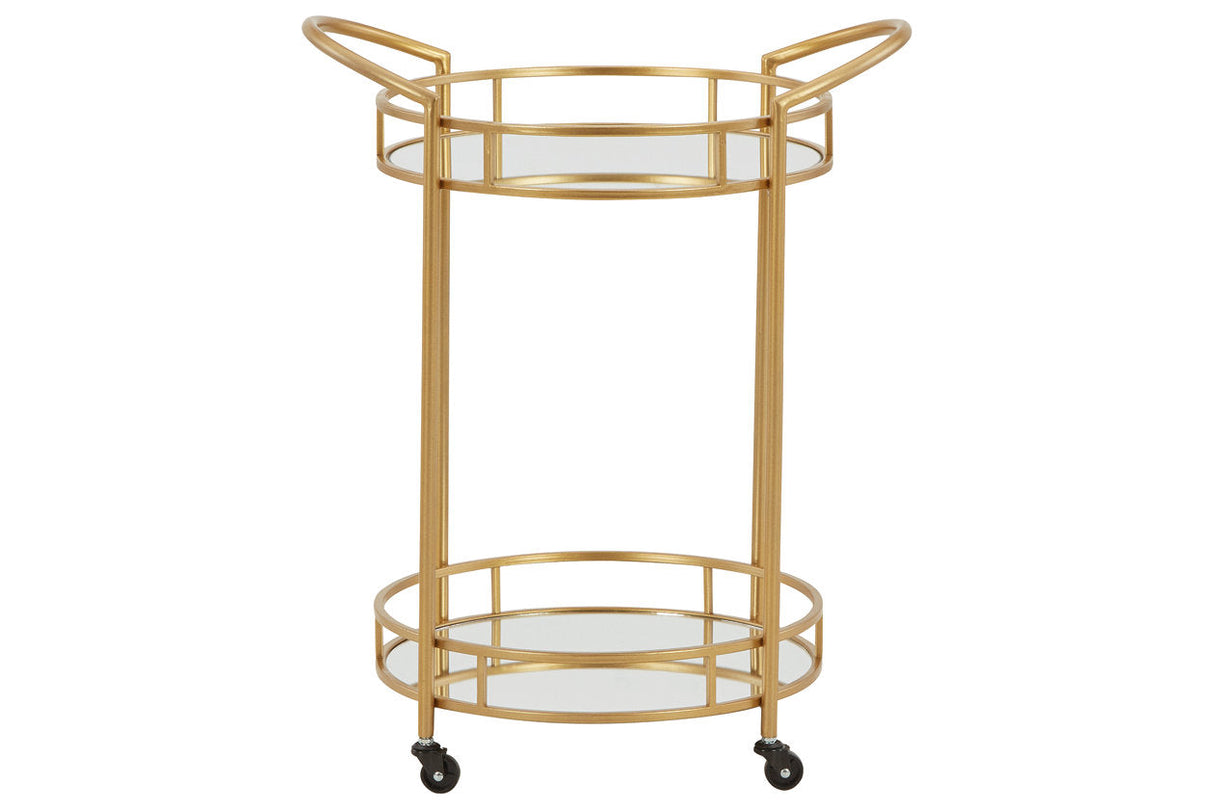 Wynora Gold Bar Cart