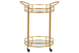 Wynora Gold Bar Cart