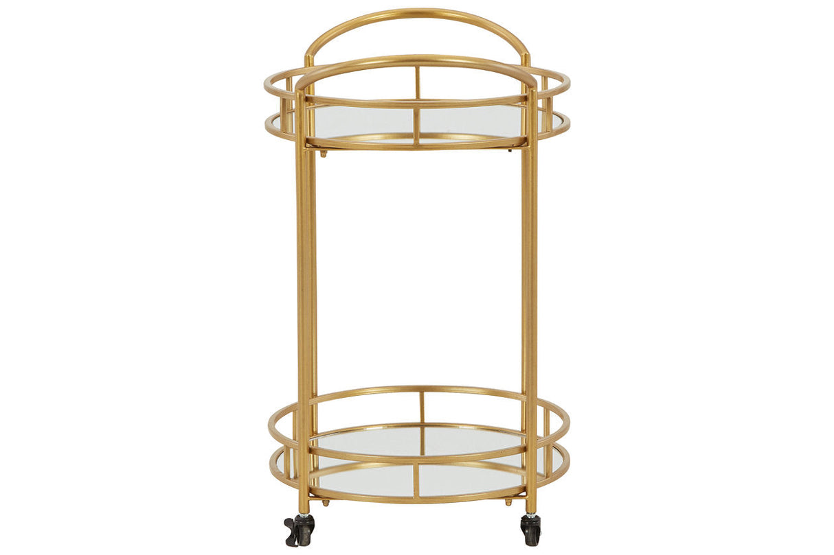 Wynora Gold Bar Cart