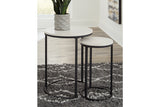 Briarsboro White/Black Accent Table