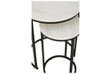 Briarsboro White/Black Accent Table