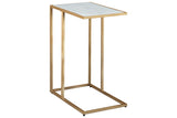 Lanport Champagne/White Accent Table