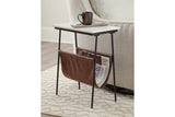 Etanbury Brown/Black/White Accent Table