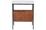 Etanbury Brown/Black/White Accent Table