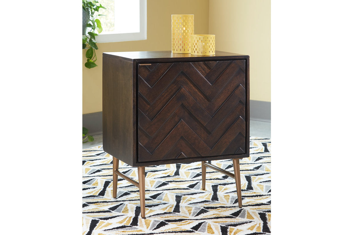 Dorvale Brown Accent Cabinet