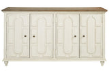 Roranville Antique White Accent Cabinet