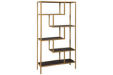 Frankwell Gold Finish Bookcase