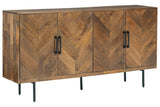 Prattville Brown Accent Cabinet