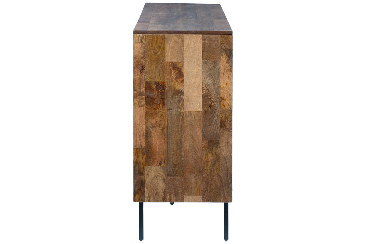 Prattville Brown Accent Cabinet