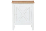 Gylesburg White/Brown Accent Cabinet