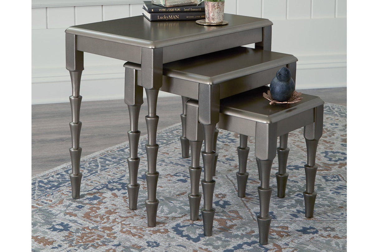 Larkendale Metallic Gray Accent Table