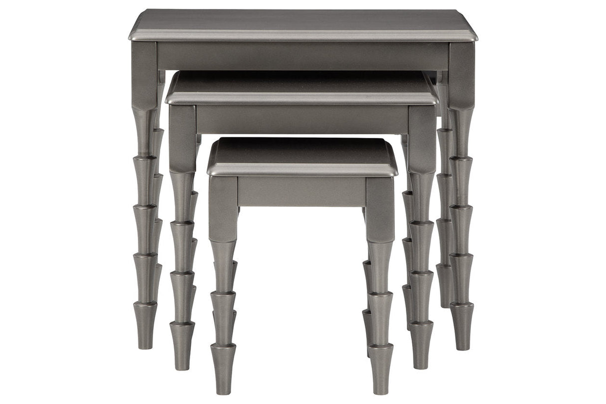 Larkendale Metallic Gray Accent Table