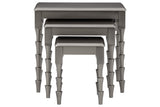 Larkendale Metallic Gray Accent Table