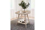 Blariden Light Tan Accent Table