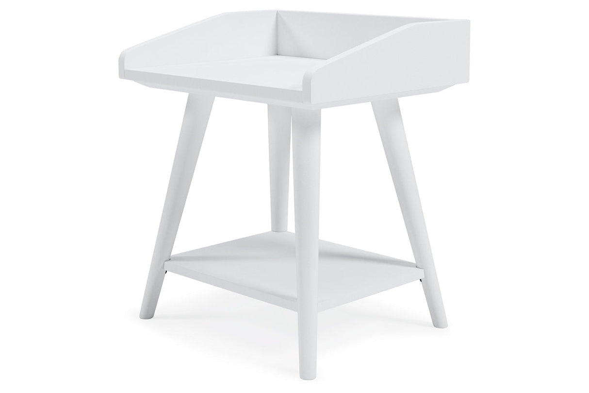 Blariden White Accent Table