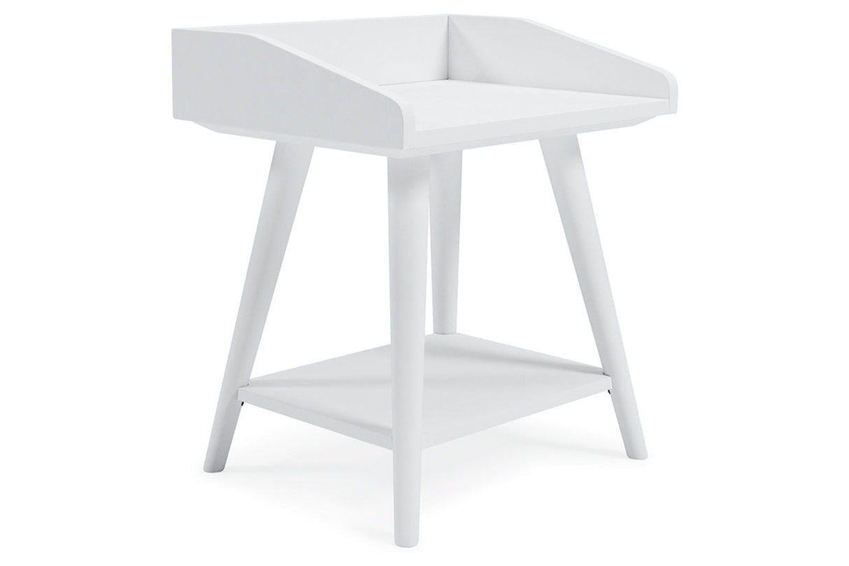 Blariden White Accent Table