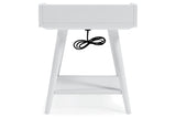 Blariden White Accent Table