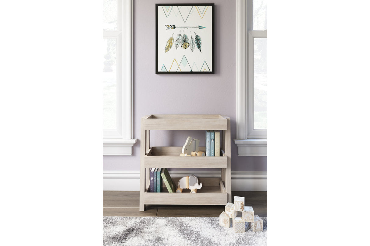 Blariden Light Tan Shelf Accent Table