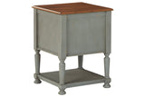 Mirimyn Gray/Brown Accent Cabinet