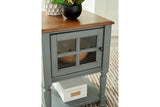 Mirimyn Gray/Brown Accent Cabinet