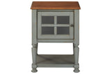 Mirimyn Gray/Brown Accent Cabinet