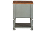 Mirimyn Gray/Brown Accent Cabinet