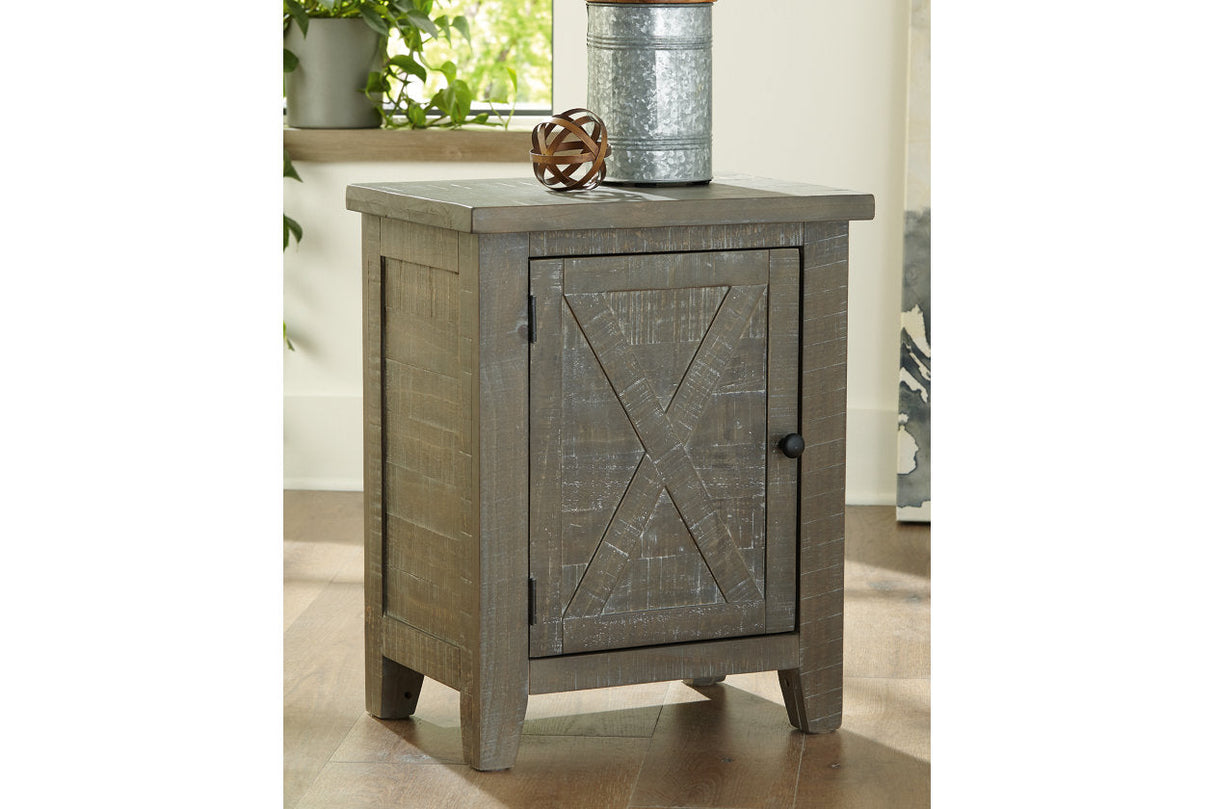 Pierston Gray Accent Cabinet