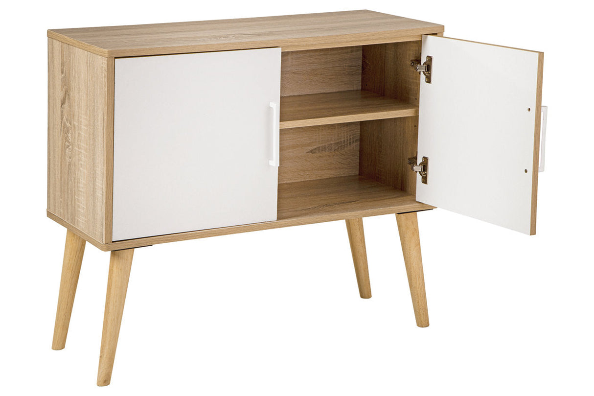 Orinfield Natural/White Accent Cabinet