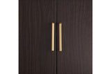 Orinfield Dark Brown Accent Cabinet