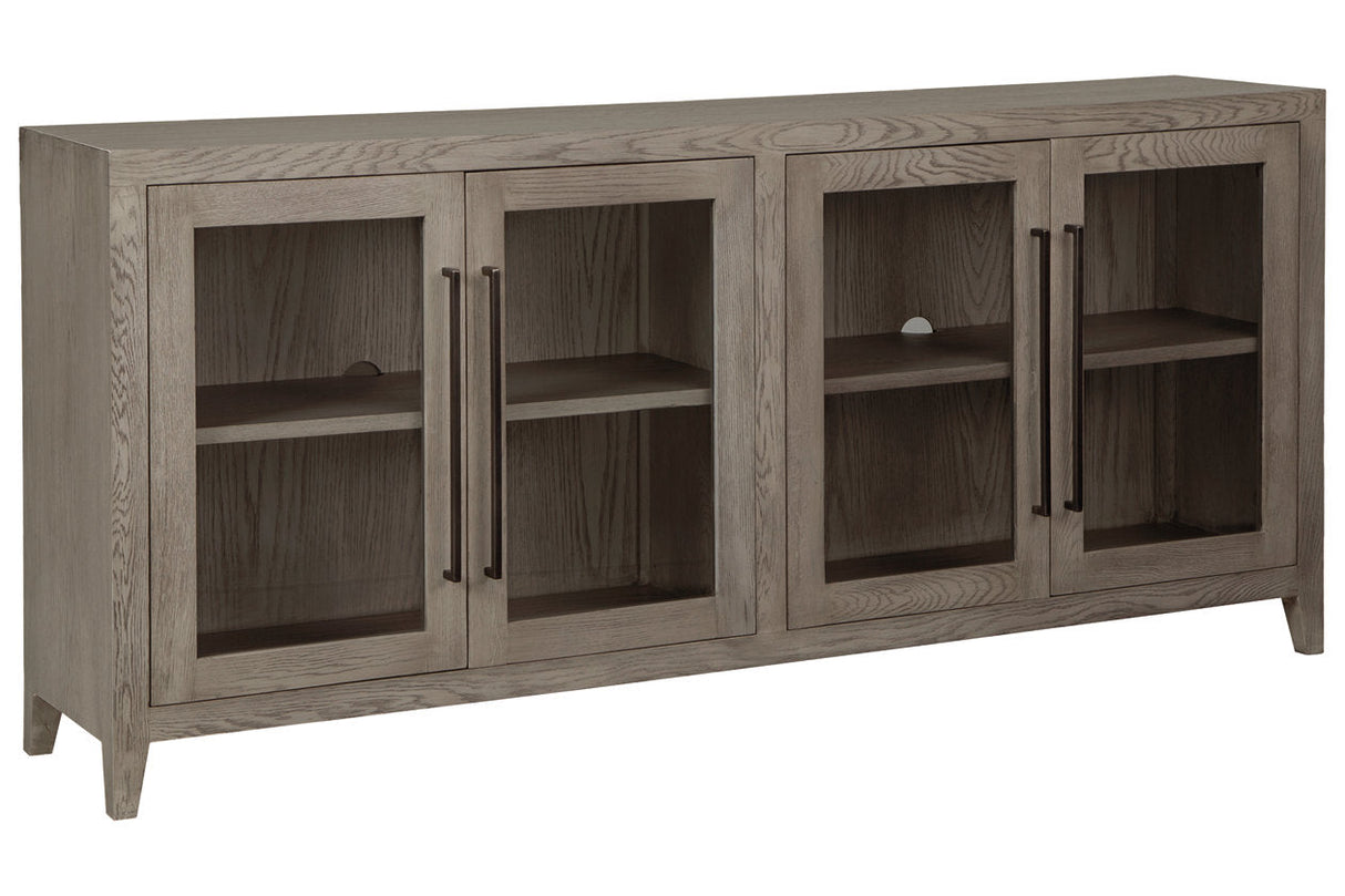 Dalenville Warm Gray Accent Cabinet