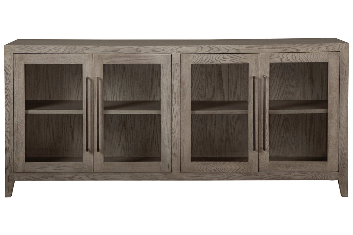 Dalenville Warm Gray Accent Cabinet