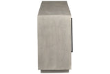 Lockthorne Warm Gray Accent Cabinet