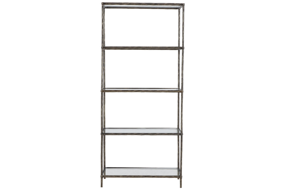 Ryandale Antique Pewter Finish Bookcase