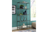 Ryandale Antique Pewter Finish Bookcase