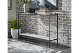 Ryandale Antique Black Console Sofa Table