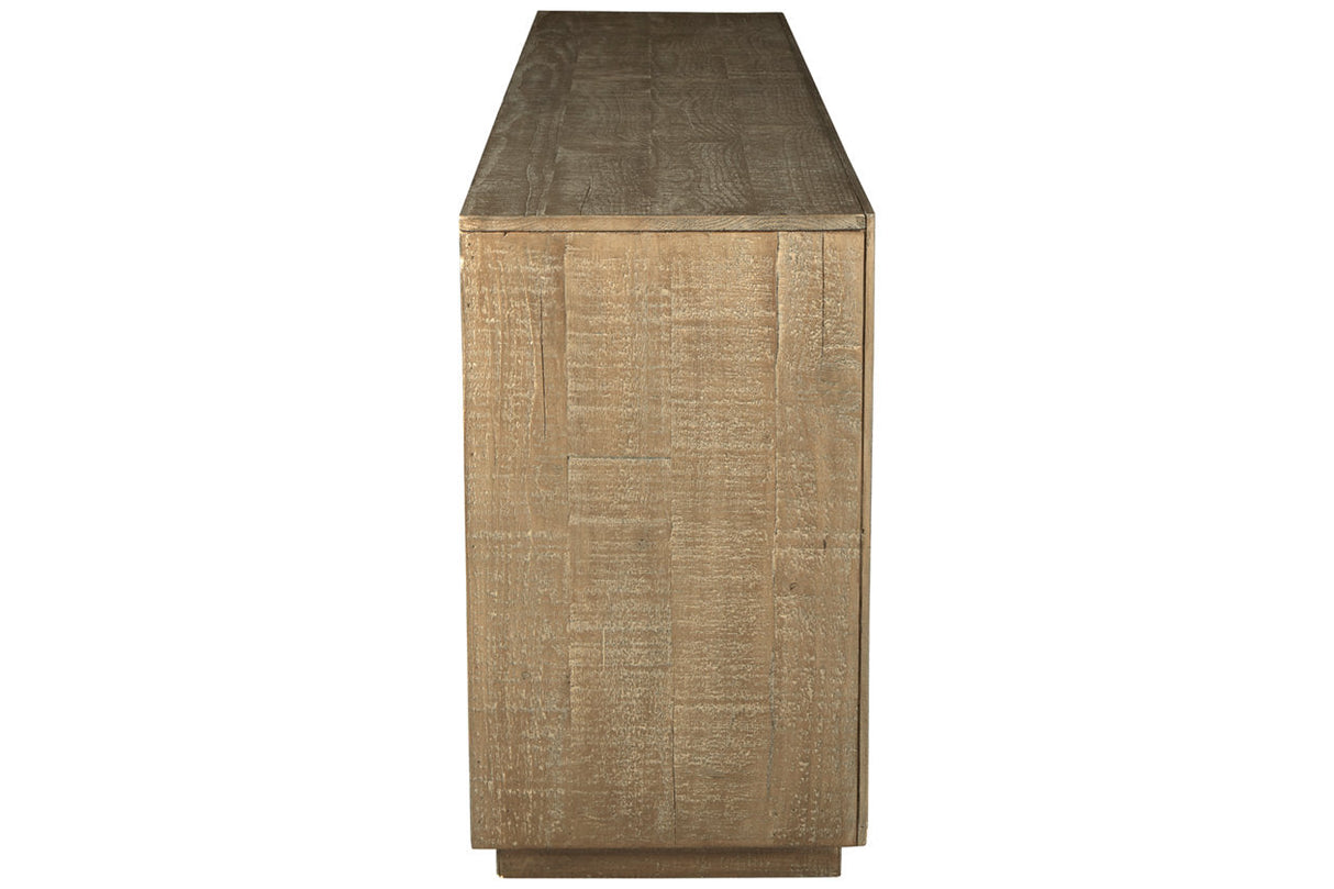 Waltleigh Distressed Brown Accent Cabinet