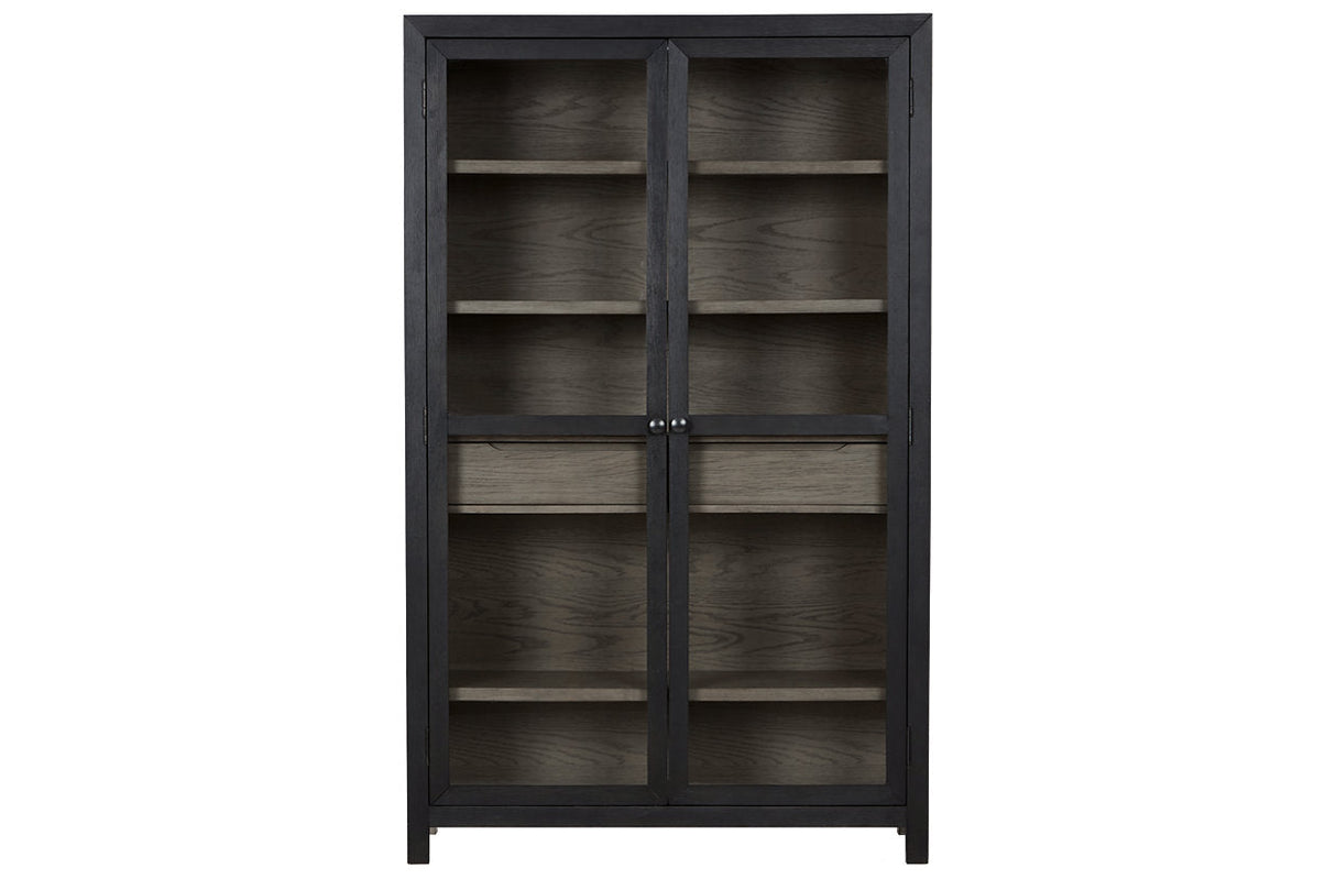 Lenston Black/Gray Accent Cabinet