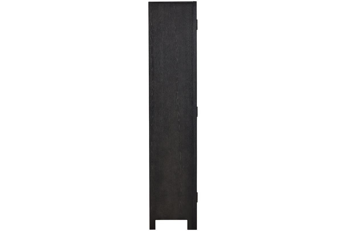 Lenston Black/Gray Accent Cabinet