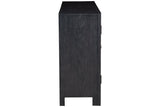 Lenston Black/Gray Accent Cabinet