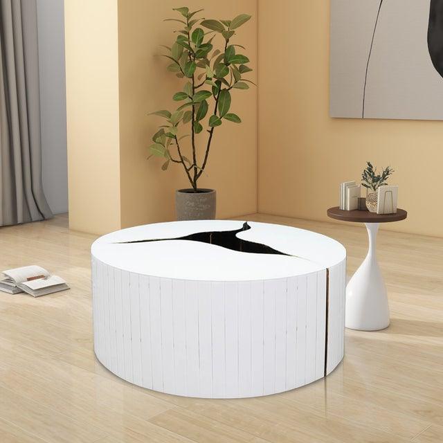 Centro White Coffee Table by Happy Homes at Eve Furniture