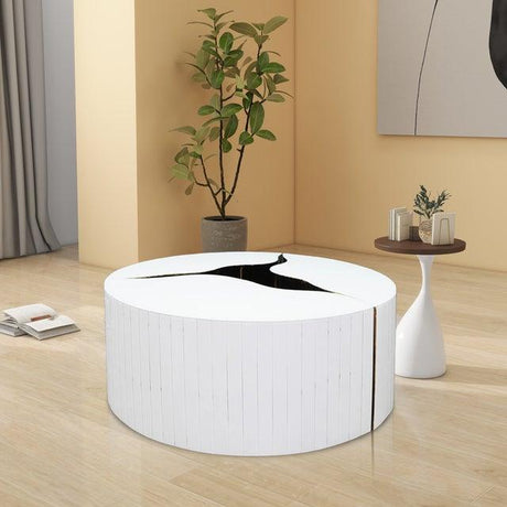 Centro White Coffee Table by Happy Homes at Eve Furniture