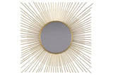 Elspeth Gold Finish Accent Mirror