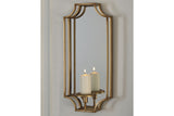 Dumi Gold Finish Wall Sconce