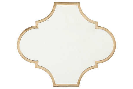 Callie Gold Finish Accent Mirror