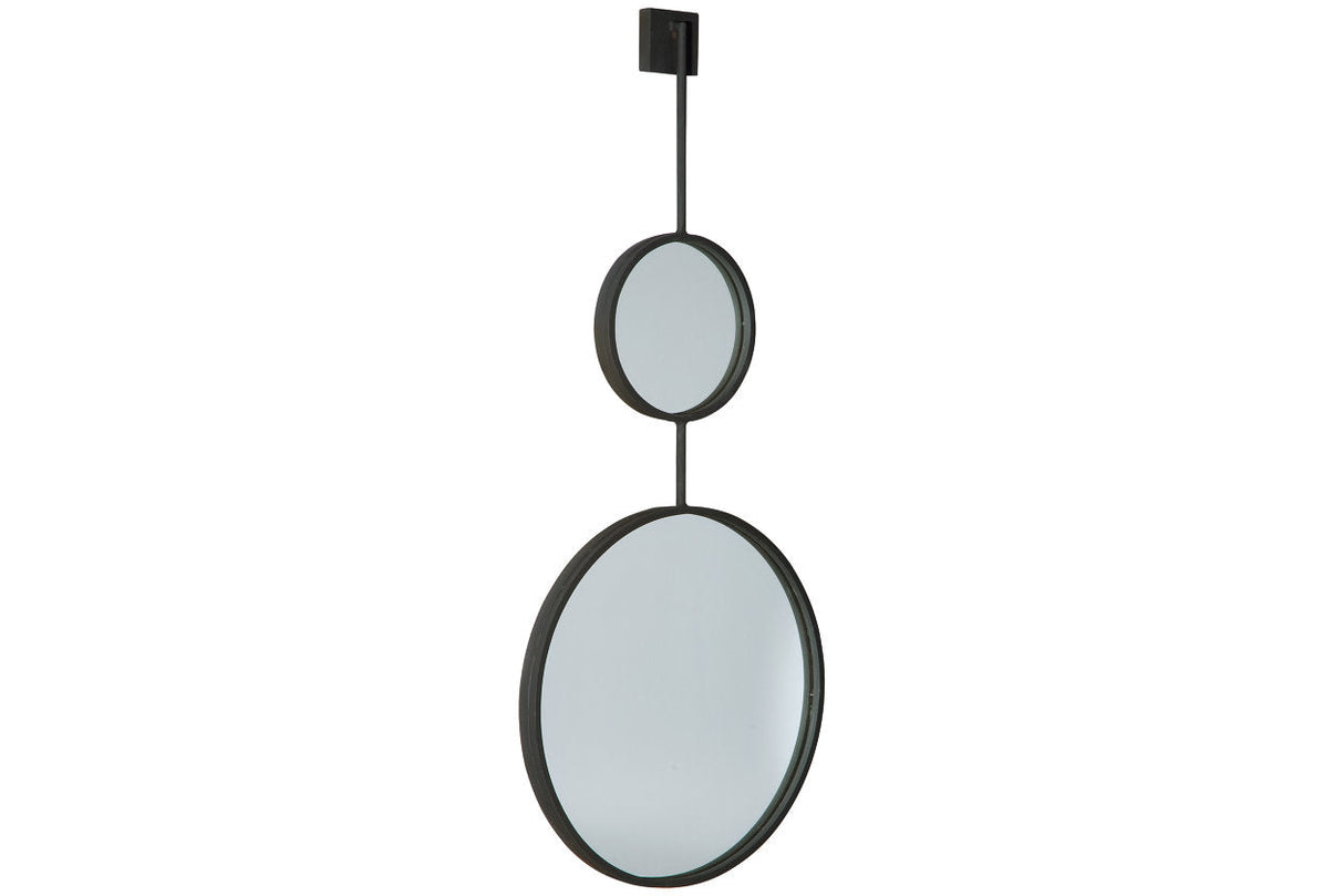 Brewer Black Accent Mirror