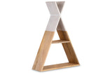 Cadel White/Natural Wall Shelf